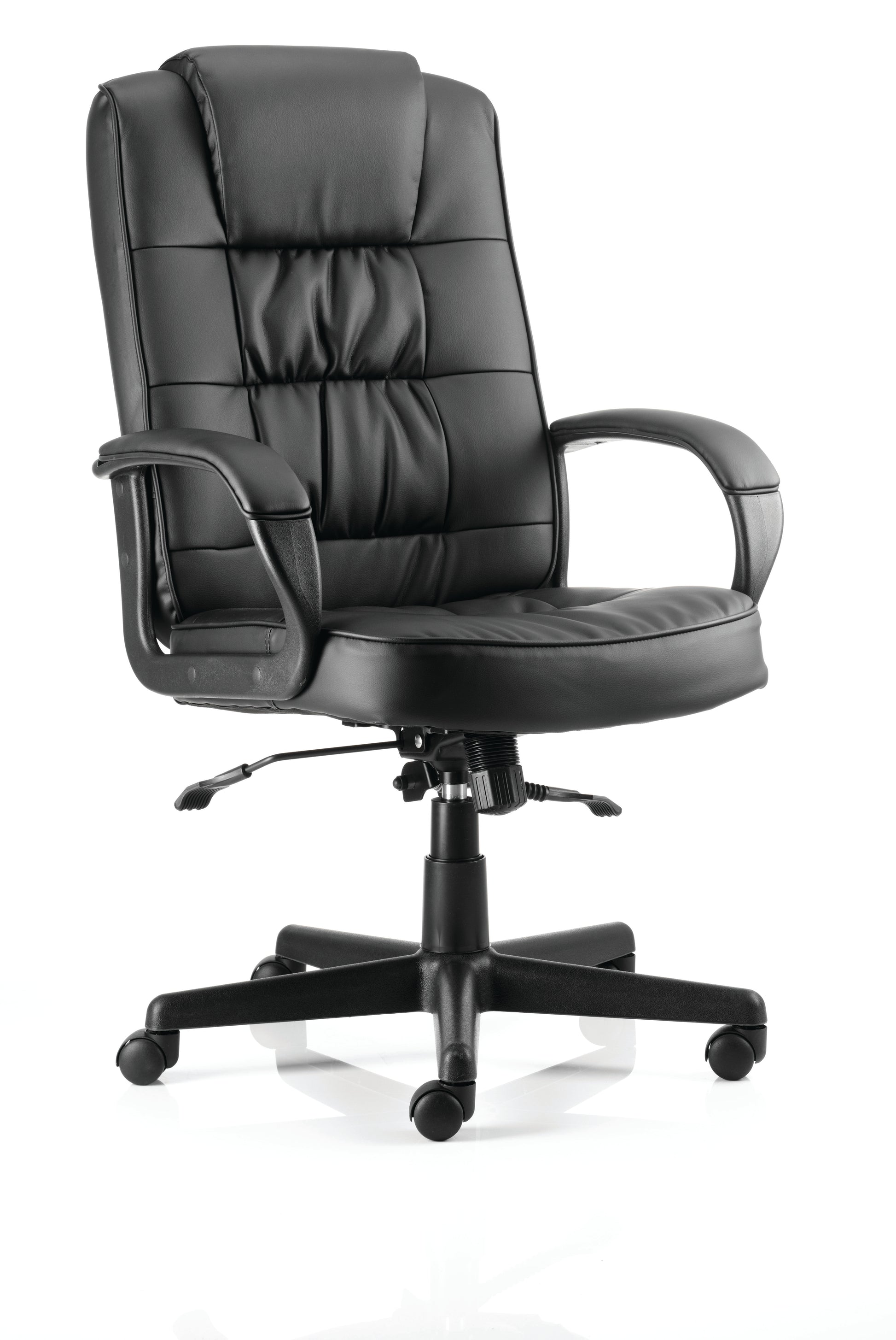 Moore High Back Black Executive Office Chair with Arms