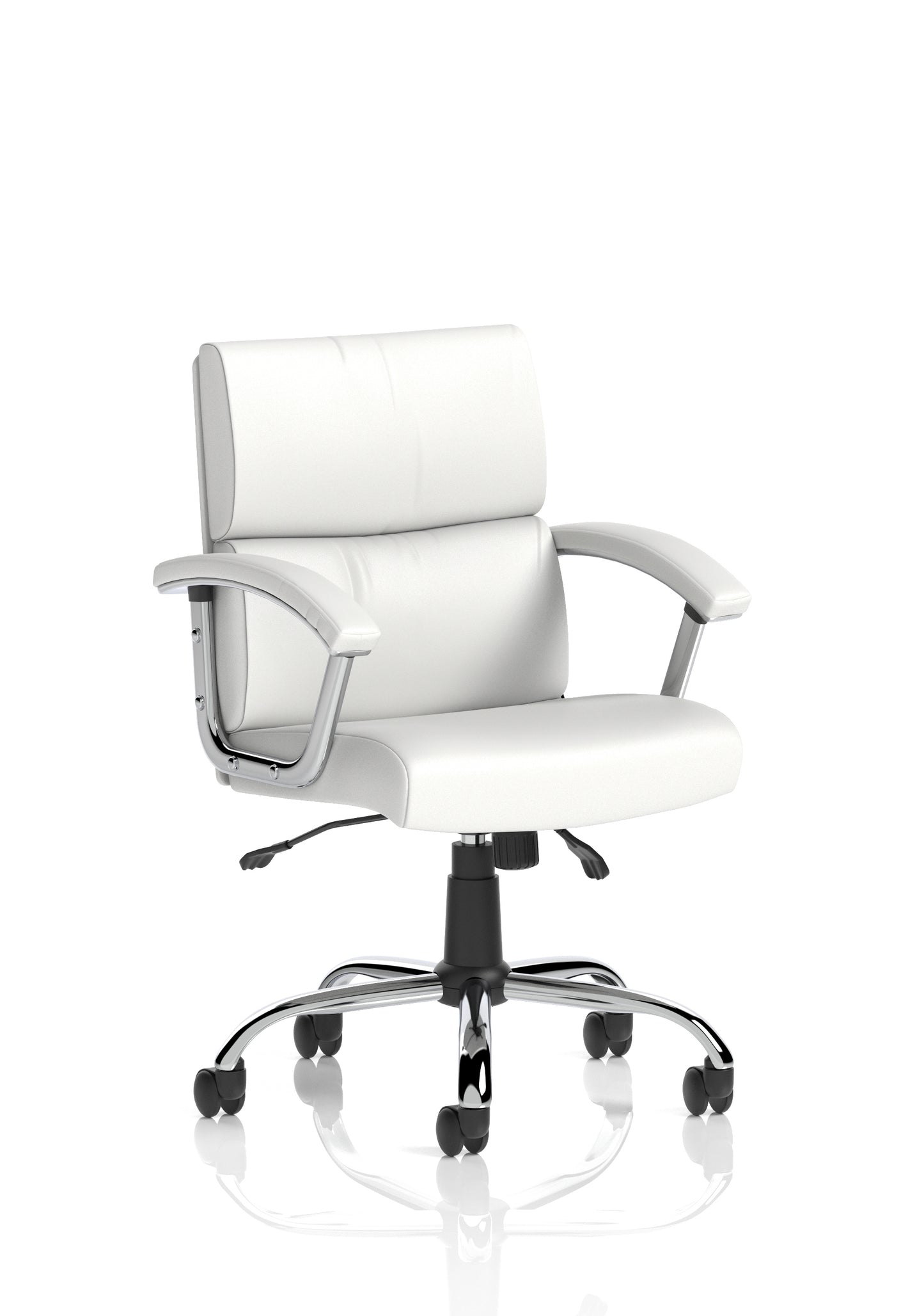 Desire Medium Back Leather Executive Office Chair with Arms