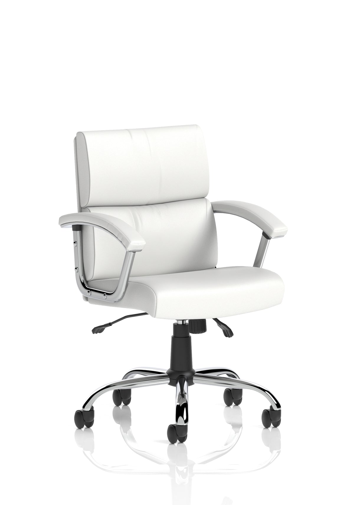 Desire Medium Back Leather Executive Office Chair with Arms