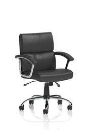 Desire Medium Back Leather Executive Office Chair with Arms
