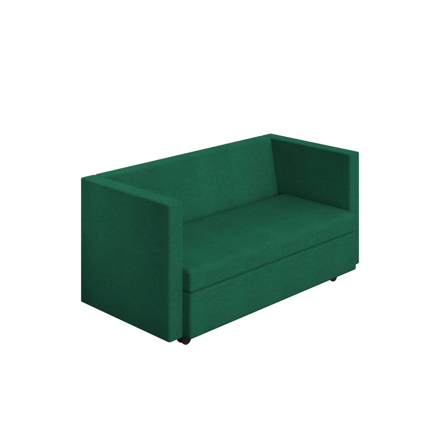 Kuddle|Low Armchair with Castors|2 Seat|1600x800x800|Band 3|Unlimited