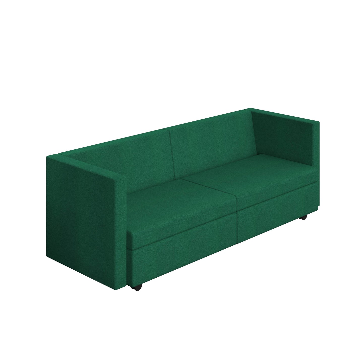 Kuddle|Low Armchair with Castors|3 Seat|2200x800x800|Band 0|Unlimited