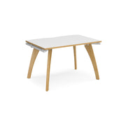 Fuze Single Desk 1200mm x 800mm With Grey Mesh Back Operator Chair