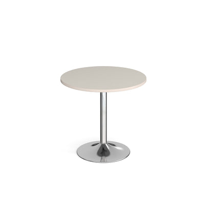 Genoa circular dining table with trumpet base - GDC800-C-LG