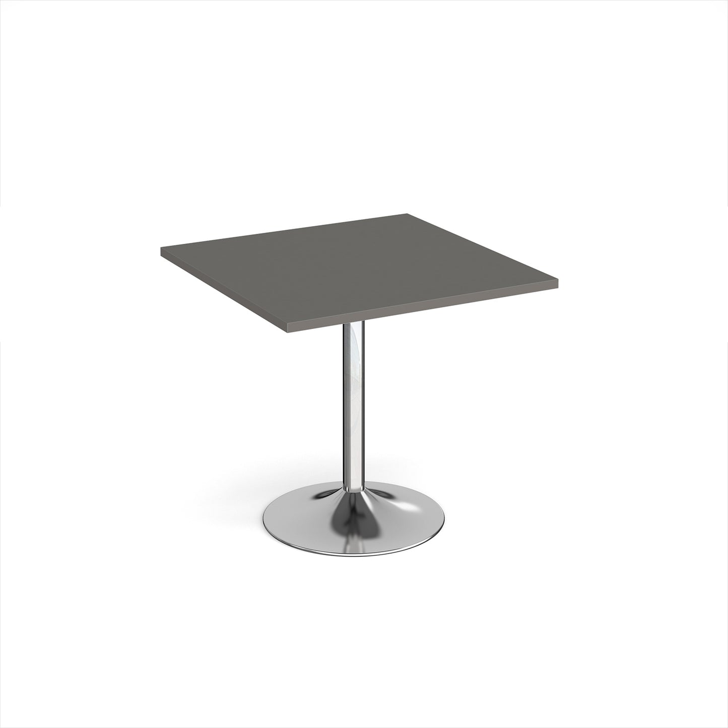 Genoa square dining table with trumpet base - GDS800-C-OG