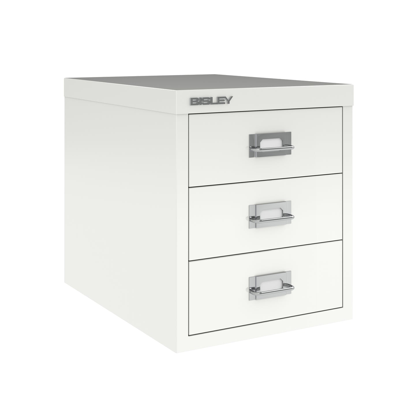 Bisley|3 Multidrawer|Steel|Filing Cabinet|279x380x325|Traffic White