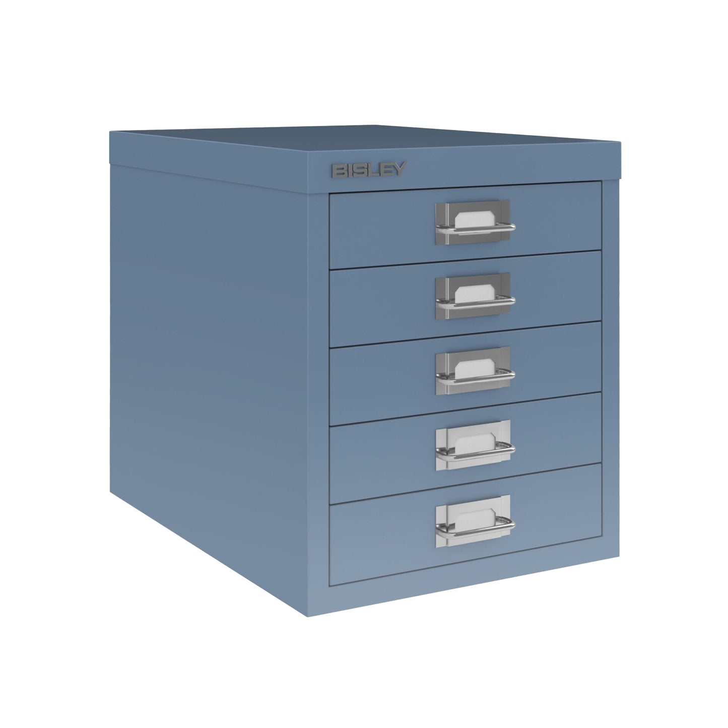 Bisley|5 Multidrawer|Steel|Filing Cabinet|279x380x325|Blue