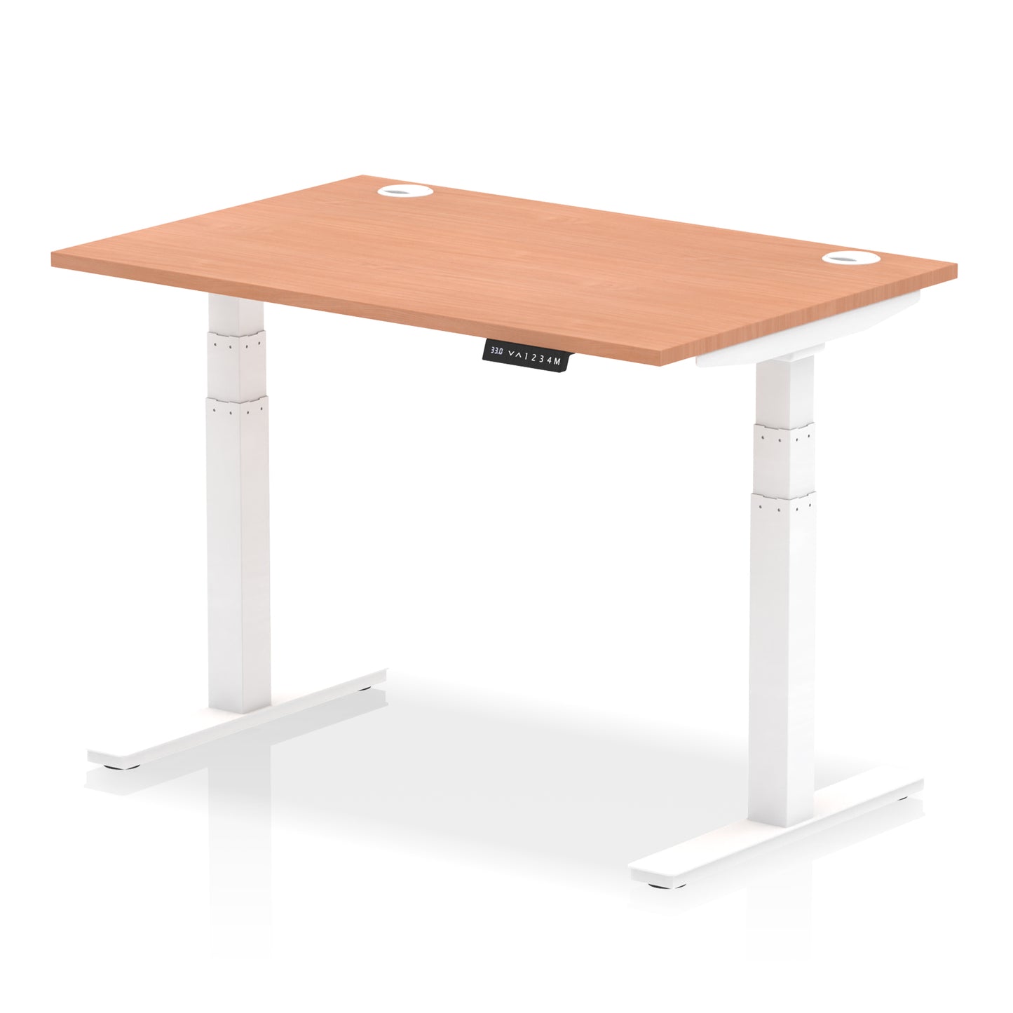 Air Height Adjustable Desk With Cable Ports