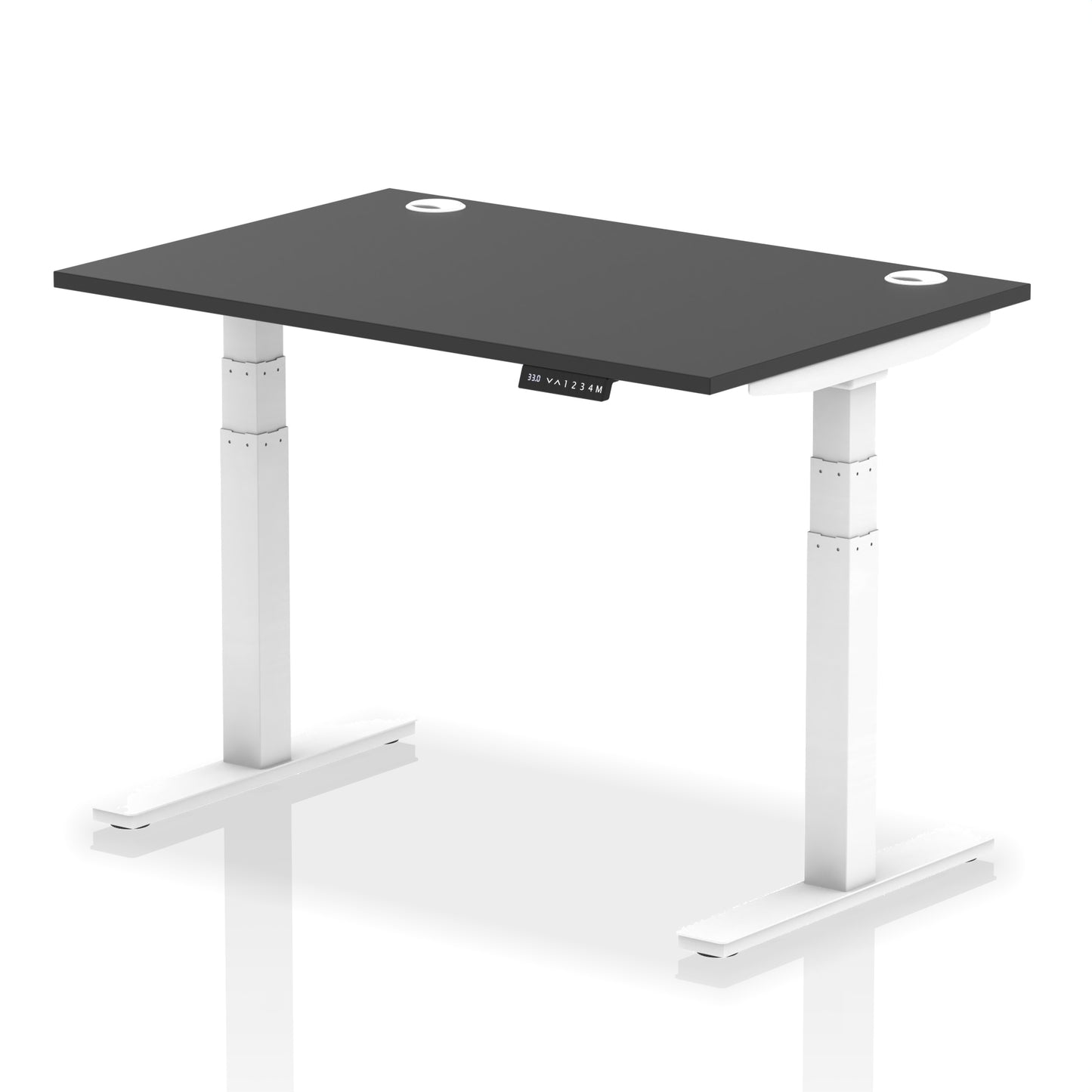 Air Height Adjustable Black Series Desk with Cable Ports