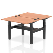 Air Back-to-Back Height Adjustable Bench Desk - 2 Person