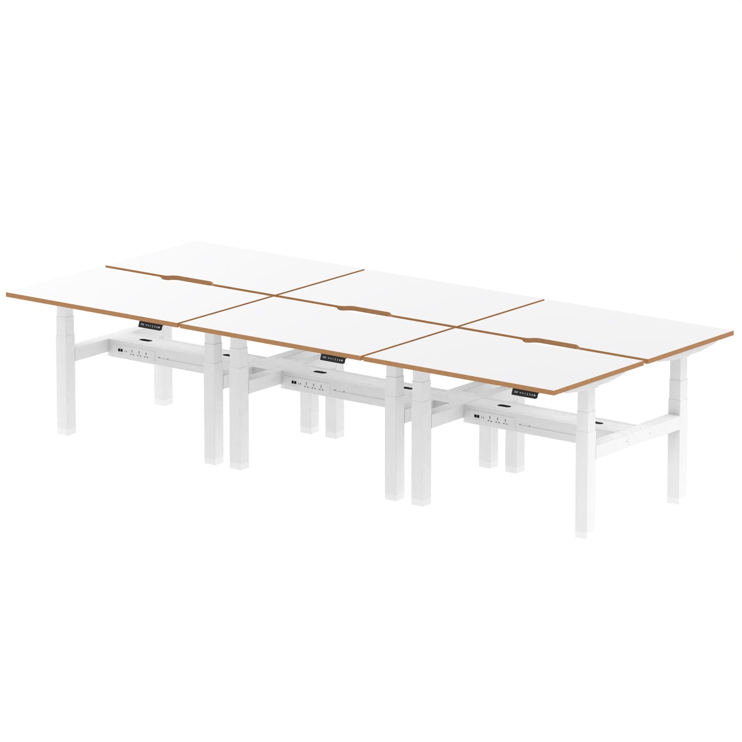 Oslo Air Back-to-Back Height Adjustable Bench Desk