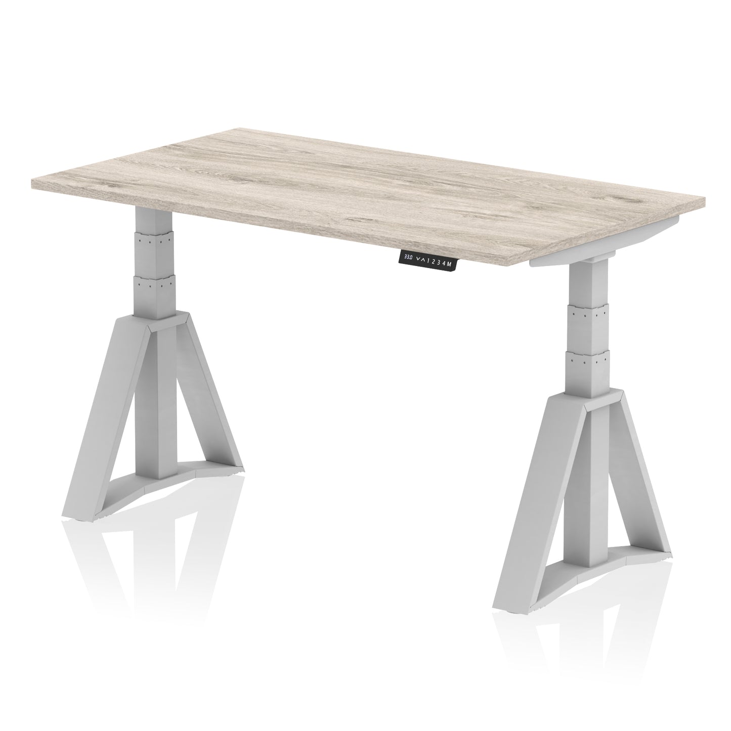 Air Height Adjustable Desk without Cable Ports With Piste Foot