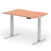 Air Scalloped Edge Height Adjustable Office Desk