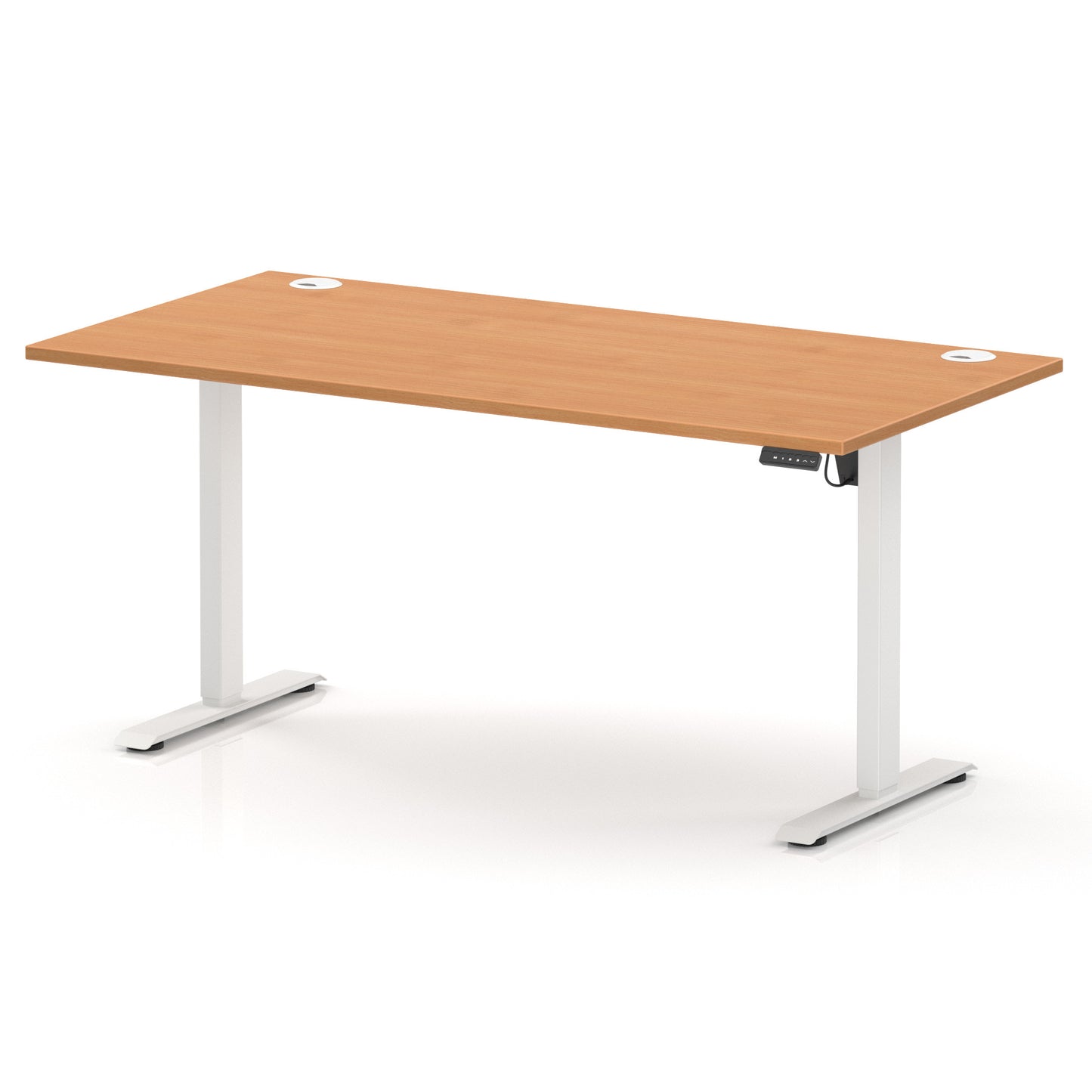 Air Lite Height Adjustable Desk With Cable Ports