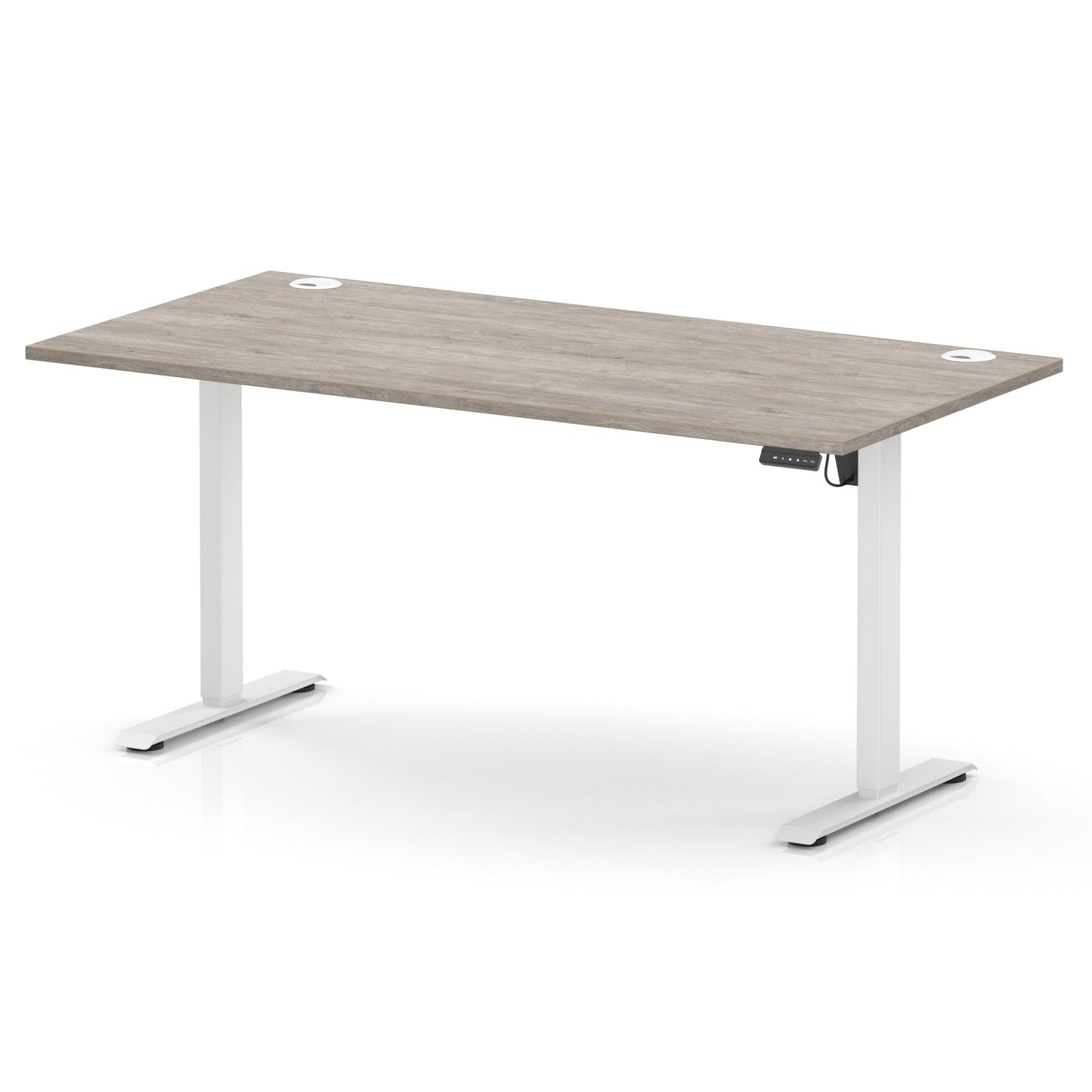 Air Lite Height Adjustable Desk With Cable Ports