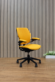 Humanscale Freedom Office Chair In Yellow Fabric