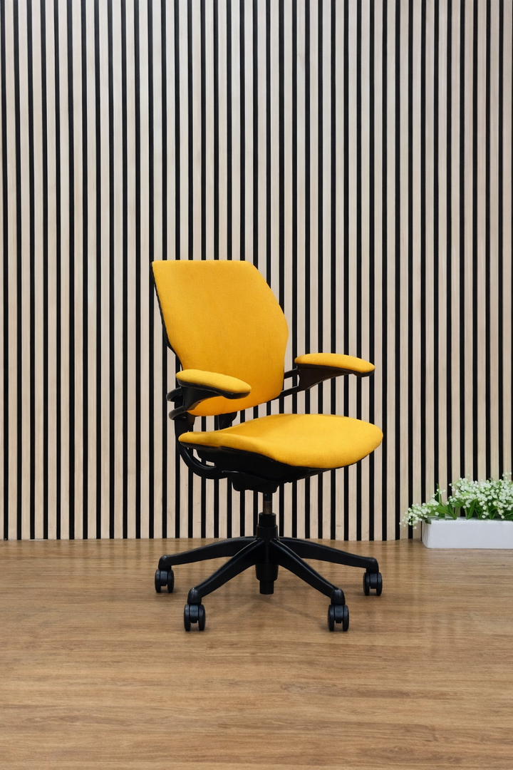 Humanscale Freedom Office Chair In Yellow Fabric