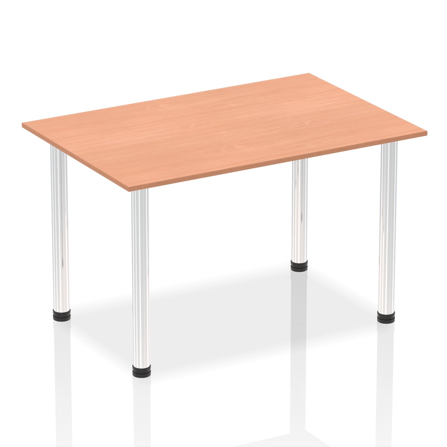 Impulse 1400mm Straight Table With Post Leg