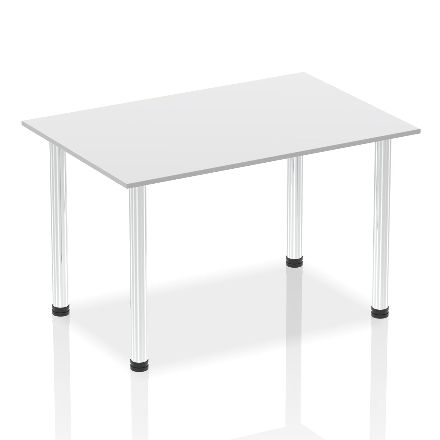 Impulse 1400mm Straight Table With Post Leg