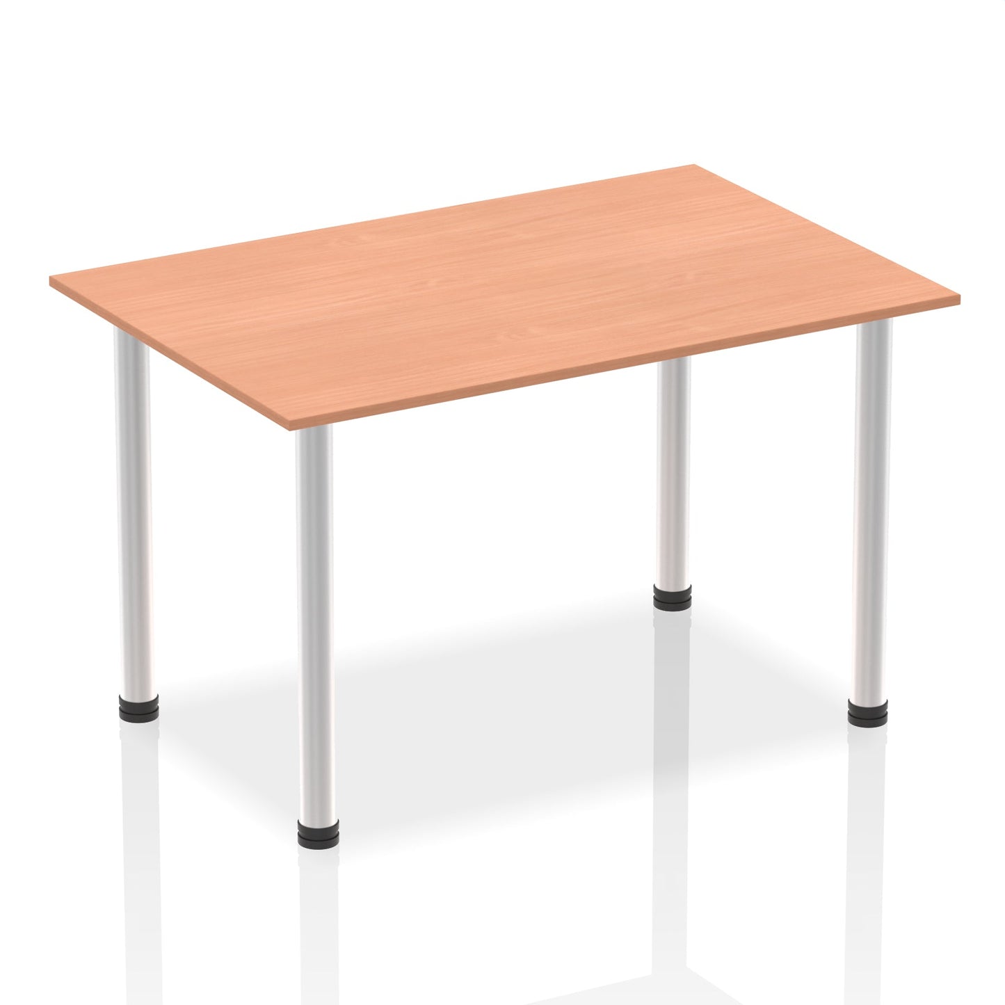 Impulse 1400mm Straight Table With Post Leg