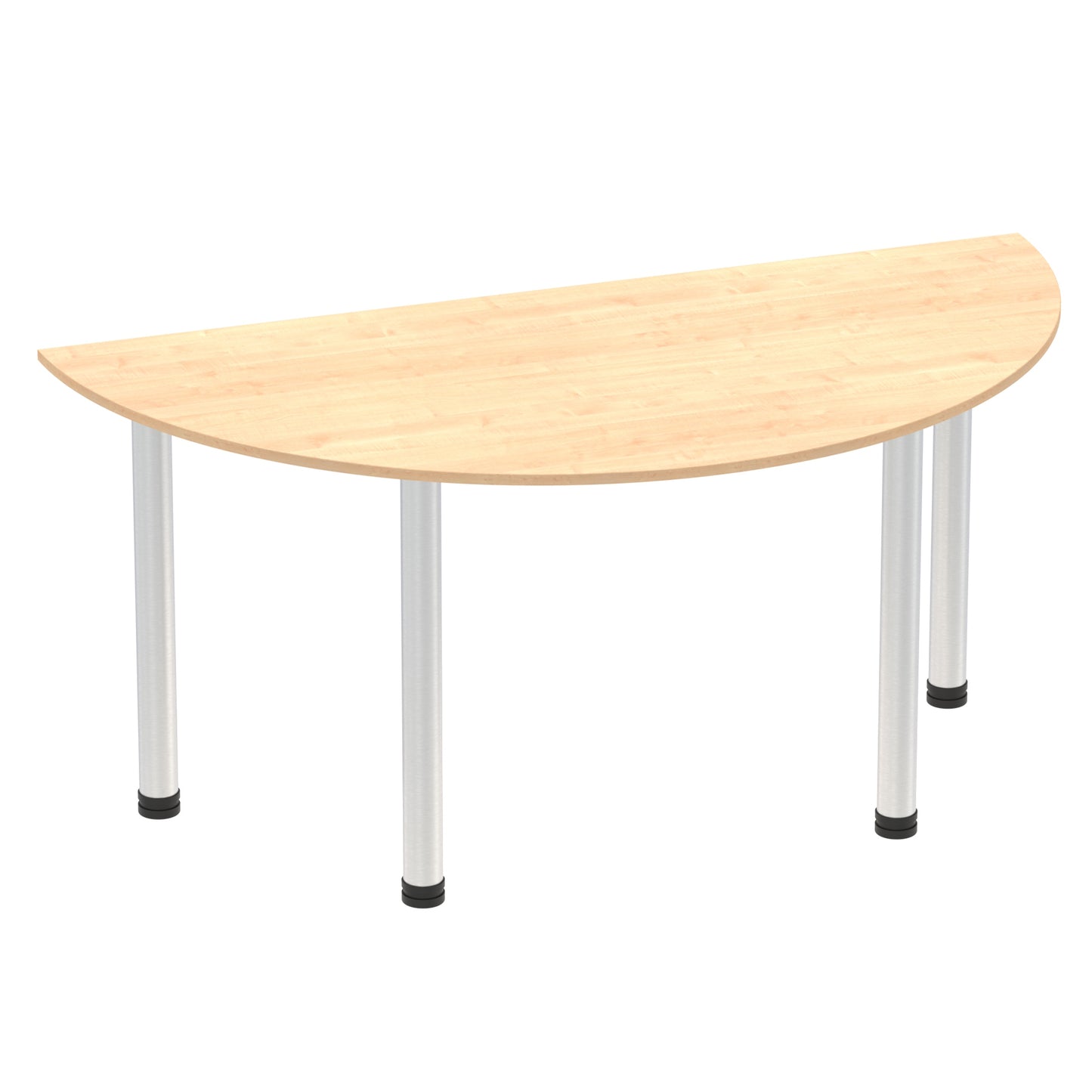 Impulse Semi-Circle Table With Post Leg