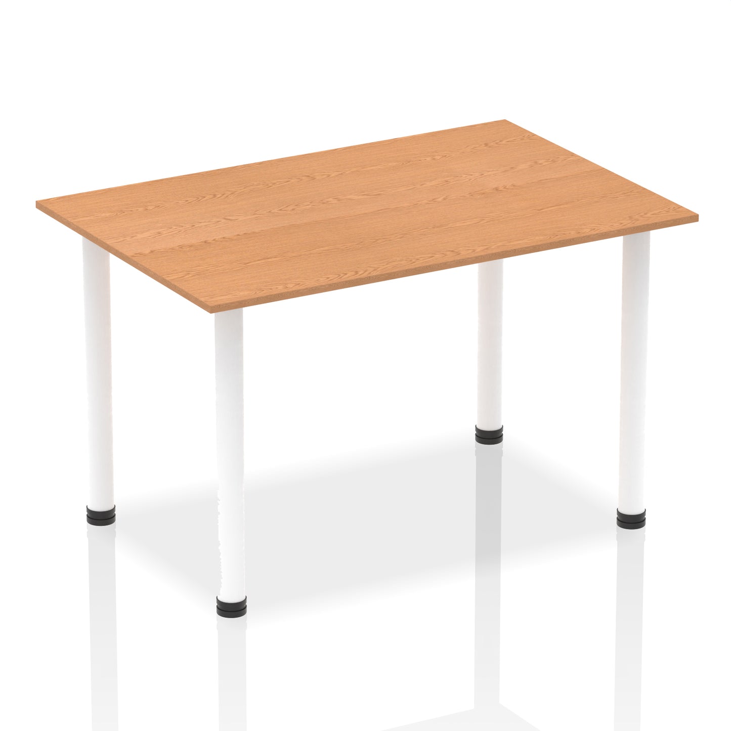 Impulse 1400mm Straight Table With Post Leg