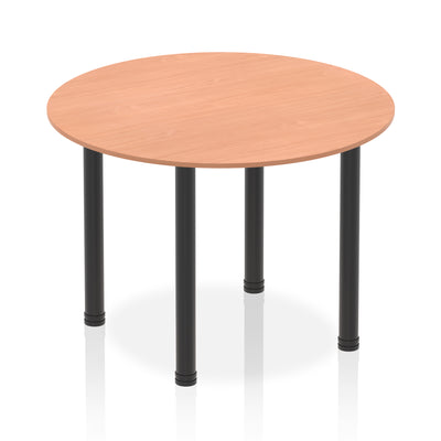 Impulse Round Table With Post Leg
