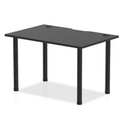 Impulse Black Series Straight Table 800mm Deep
