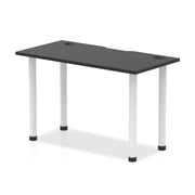 Impulse Black Series Slimline Straight Table 600mm Deep