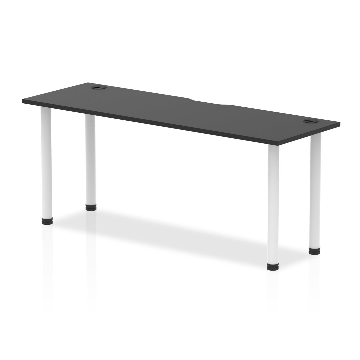 Impulse Black Series Slimline Straight Table