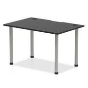 Impulse Black Series Straight Table 800mm Deep