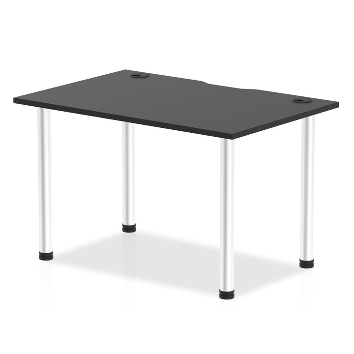 Impulse Black Series Straight Table 800mm Deep