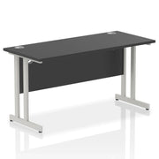 Impulse 1400mm Slimline Desk Cantilever Leg - Black
