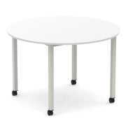 Impulse Round Table With Box Frame Leg With Castors