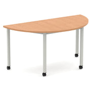 Impulse Semi-Circle Table Box Frame Leg With Castors