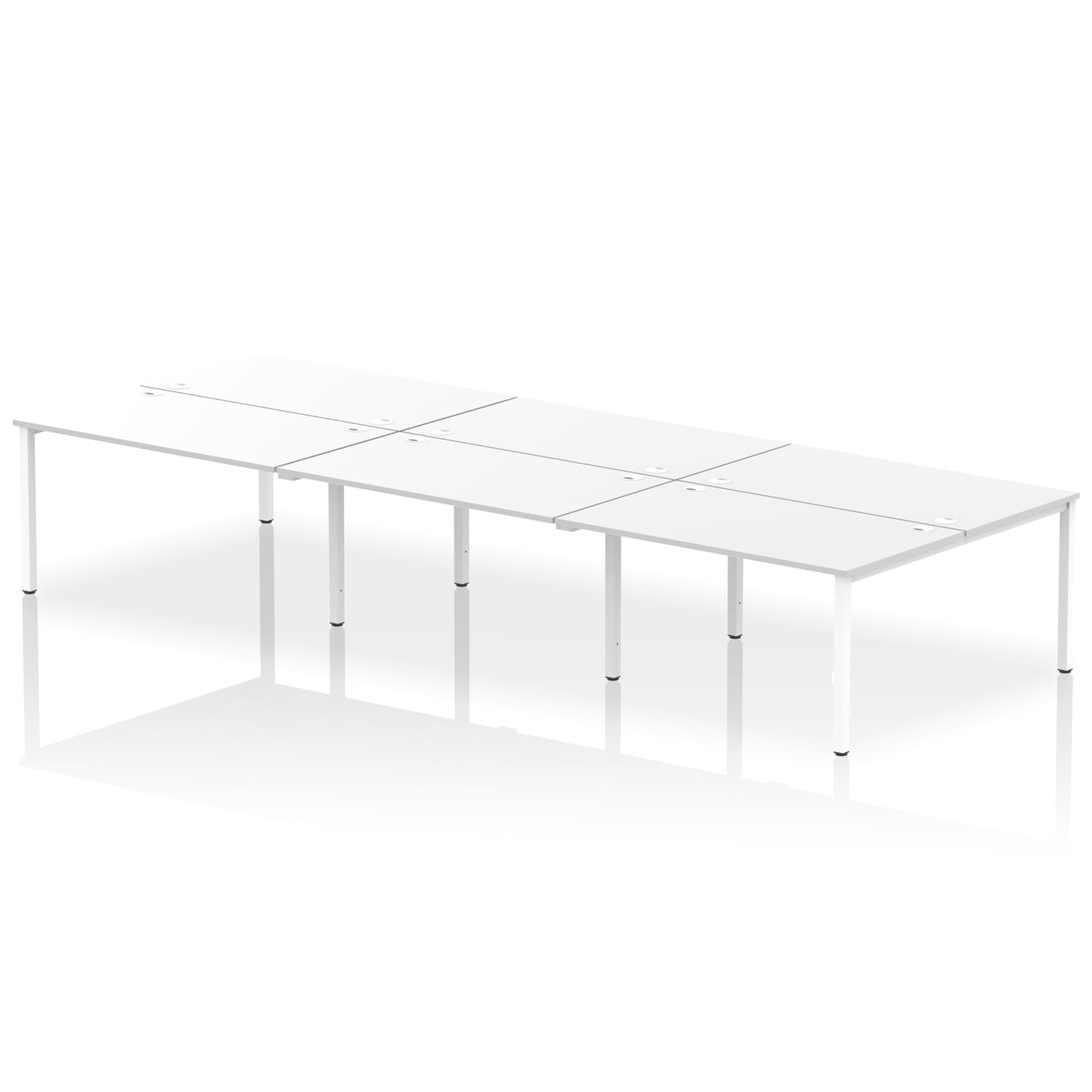 Impulse B2B Bench Desk - 6 Person