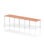 Impulse Single Row Bench Desk - 3 Person