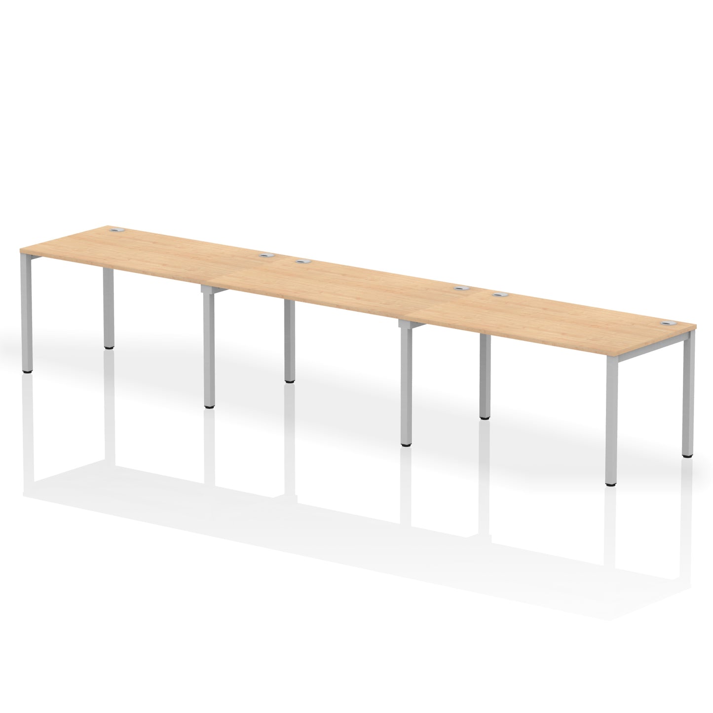 Impulse Single Row Bench Desk - 3 Person