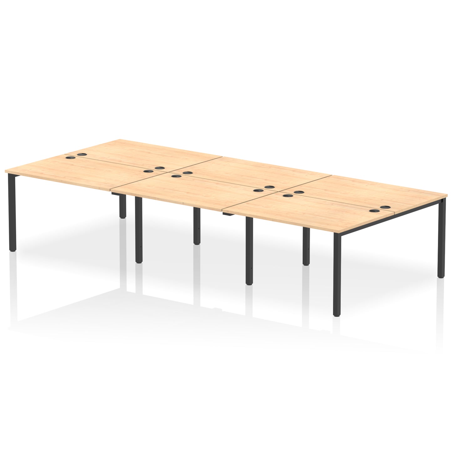 Impulse B2B Bench Desk - 6 Person