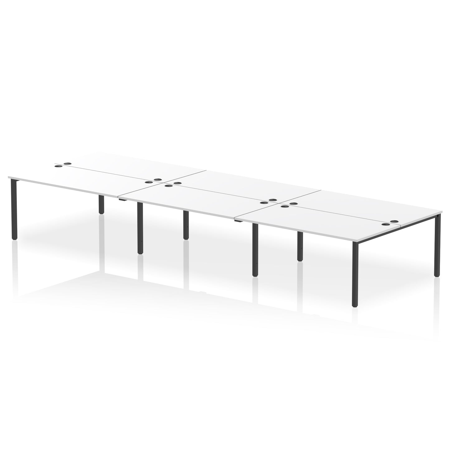 Impulse B2B Bench Desk - 6 Person