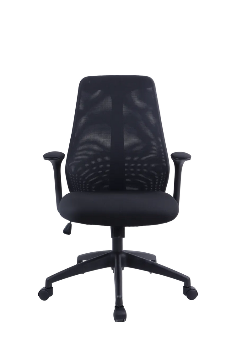 DUCHY Ergonomic Mesh Home Office Chair, Lightweight Black Mesh Desk Chair with Butterfly Mechanism, 2026 Sleek Minimalist Posture Chair