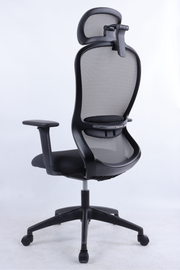 BARON Ergonomic Office Chair with Back Support | Black Mesh | 4D Adjustable Desk Chair for 8-Hour Posture Support | The Office Furniture Tech