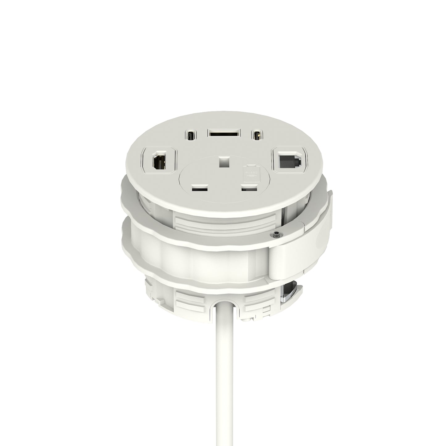 Impulse Round Power Unit Module 1x Socket