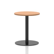 Italia Round Poseur Table Black Leg