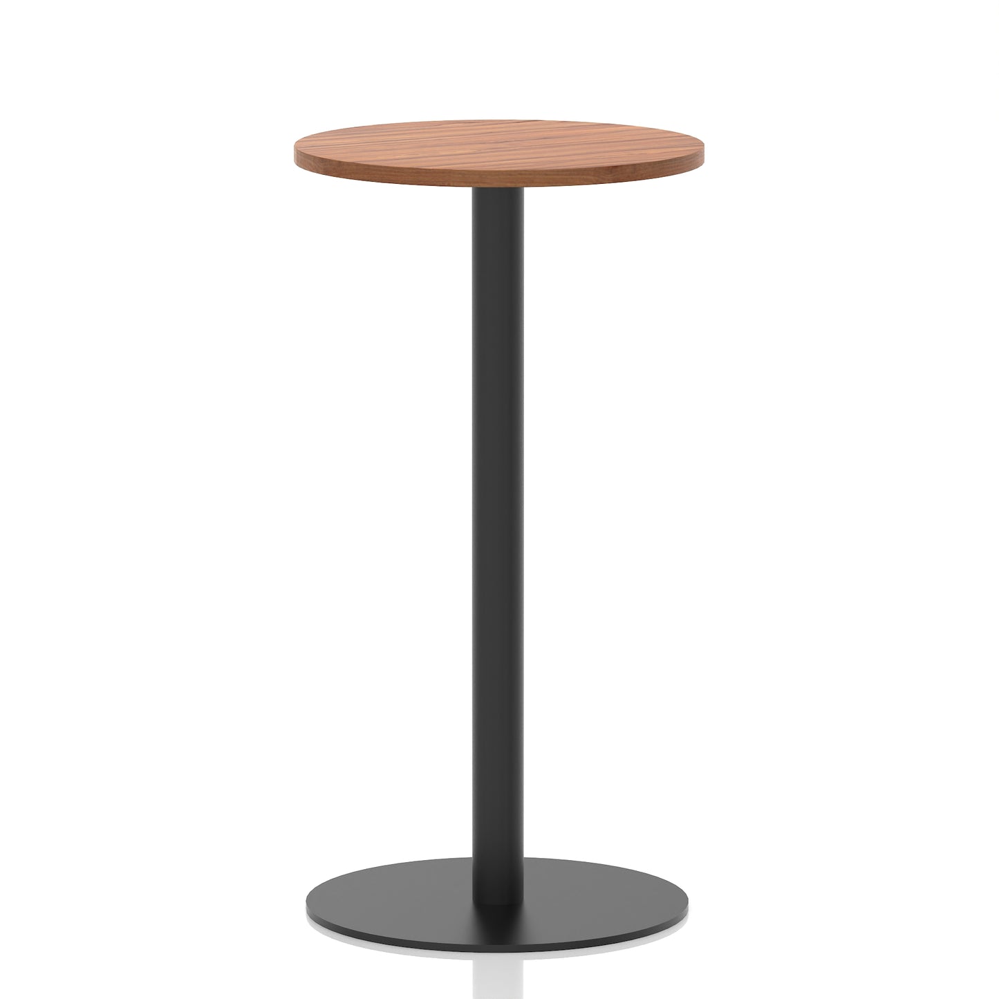 Italia Round Poseur Table Black Leg