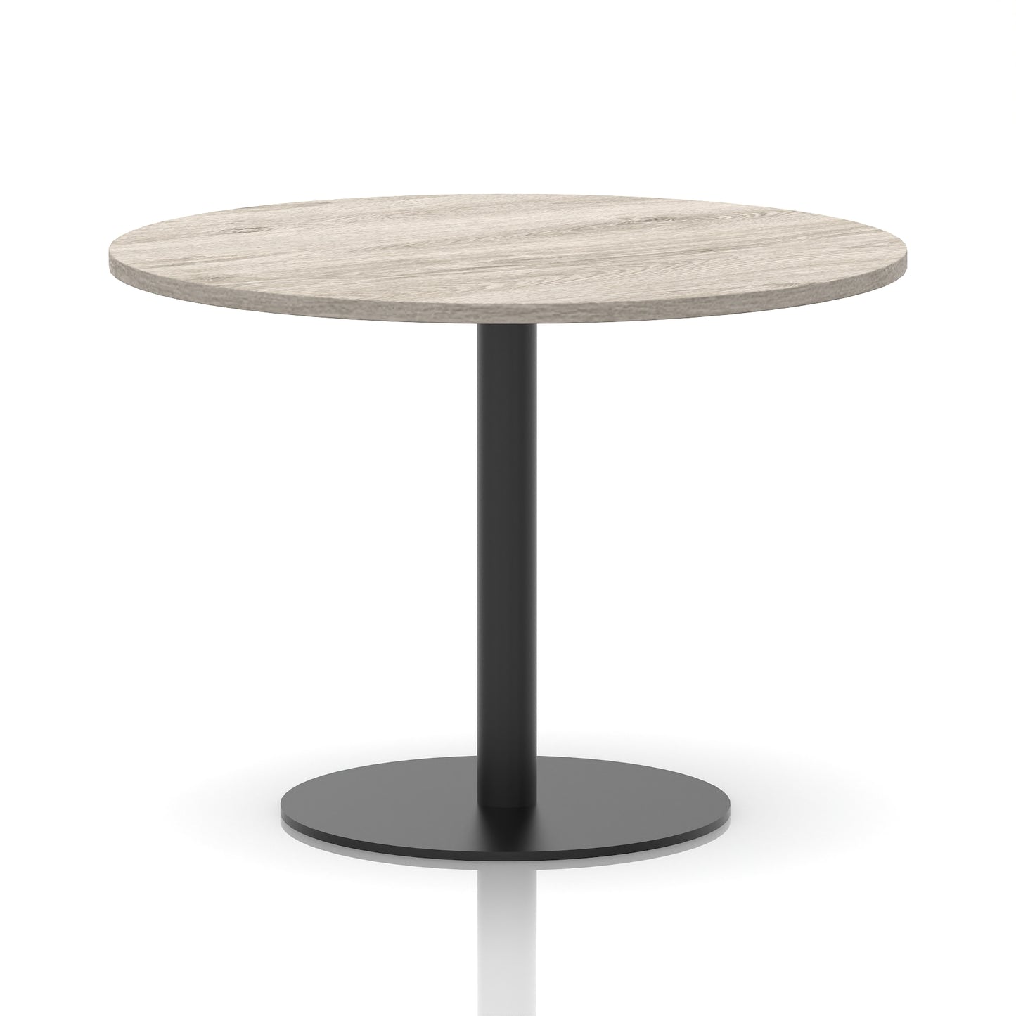 Italia Round Poseur Table Black Leg