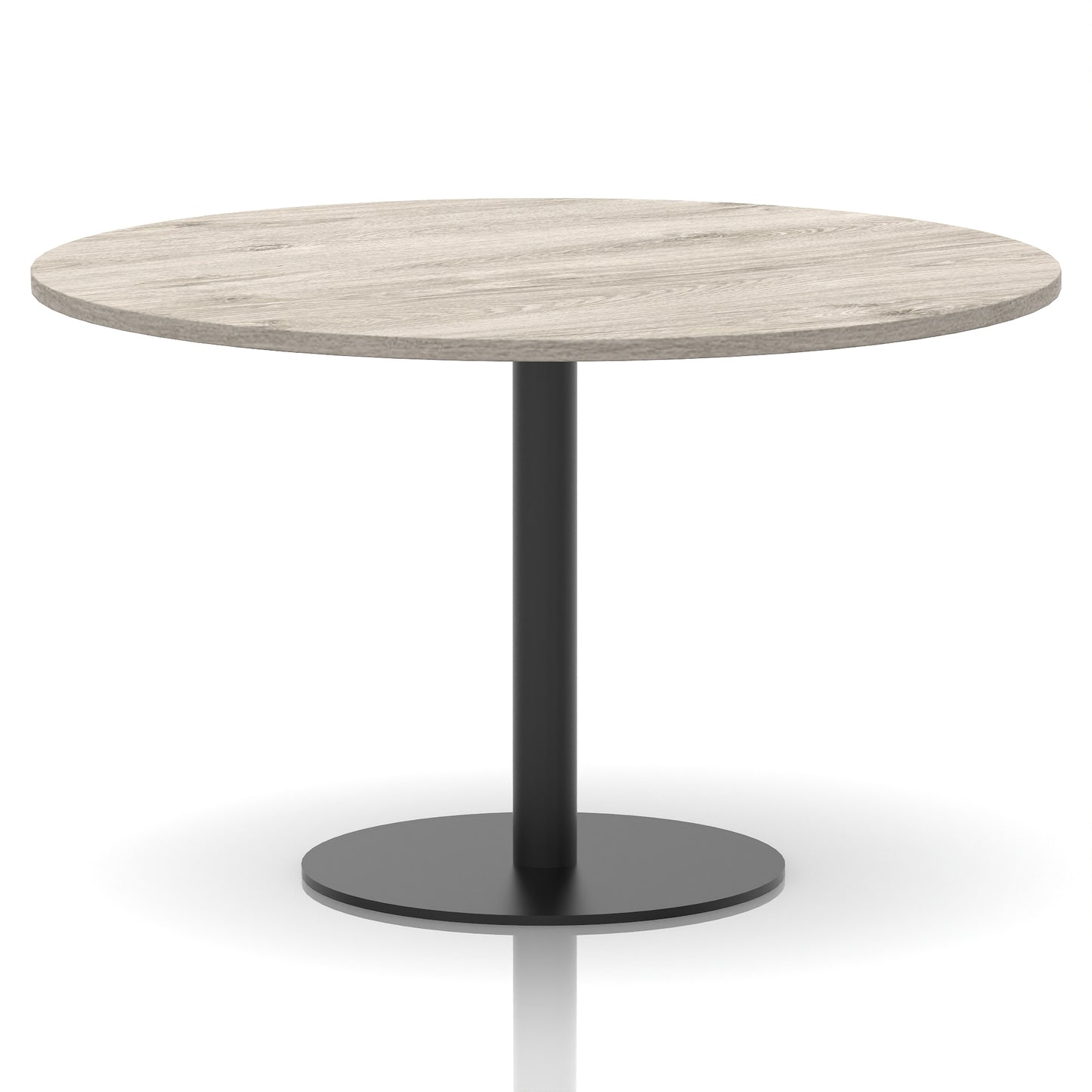 Italia Round Poseur Table Black Leg
