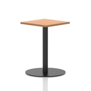 Italia Square Poseur Table Black Leg