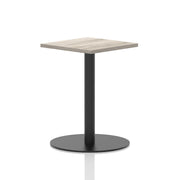 Italia Square Poseur Table Black Leg
