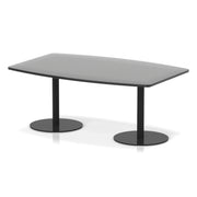 Italia High Gloss Boardroom Table Black Leg
